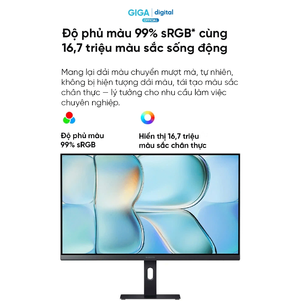 Màn hình máy tính Xiaomi Monitor A24i 2026 ELA6416EU - Màn hình 23.8 inch Full HD - Tấm nền IPS | BigBuy360 - bigbuy360.vn