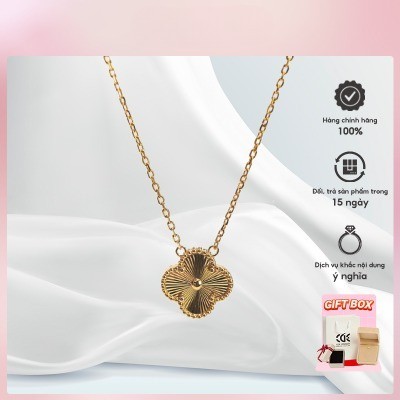 Dây chuyền Vintage Lucky Four Leaf Necklace