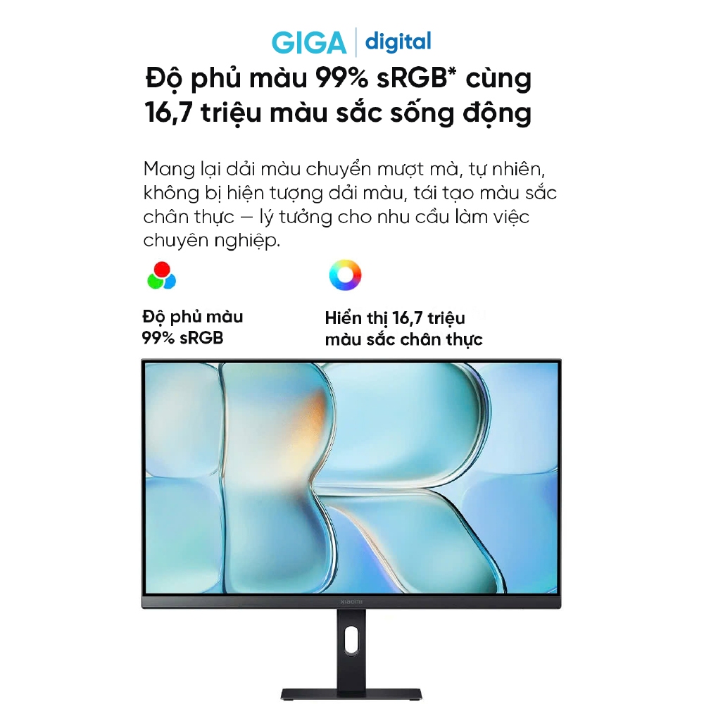 Màn hình máy tính Xiaomi Monitor A24i 2026 ELA6416EU - Màn hình 23.8 inch Full HD - Tấm nền IPS - Độ sáng 300 nits | BigBuy360 - bigbuy360.vn