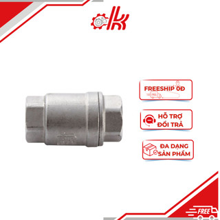 Van 1 chiều lò xo inox 304 - Van Chống Hồi Nước, Hơi, Hóa Chất Ren Trong