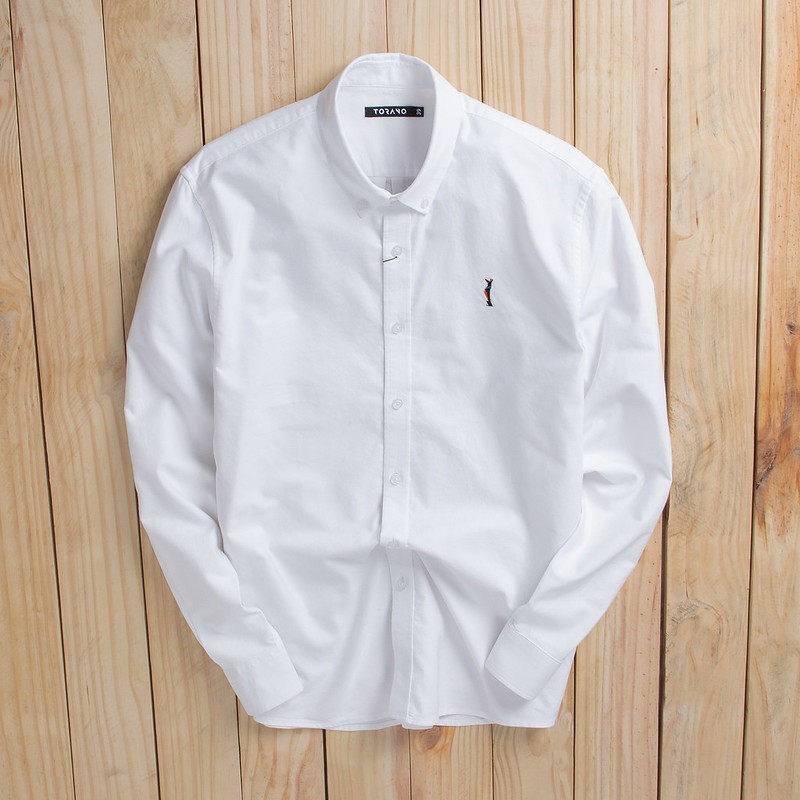 Áo sơ mi dài tay nam OXFORD SHIRT  TORANO trơn lịch sự, phong cách nam tính | BigBuy360 - bigbuy360.vn