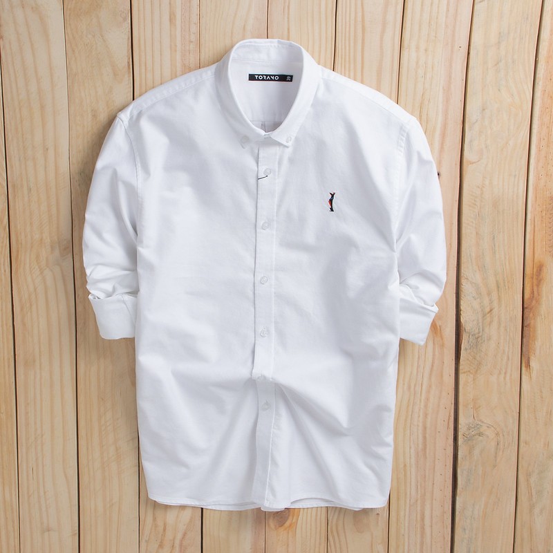 Áo sơ mi dài tay nam OXFORD SHIRT  TORANO trơn lịch sự, phong cách nam tính | BigBuy360 - bigbuy360.vn