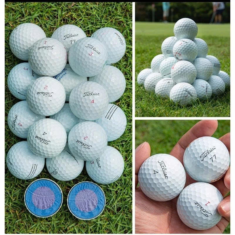 10 quả Bóng Golf Cũ Titleist ProV1, V1X chính hãng 4 lớp chất lượng tốt - Used Golf Ball