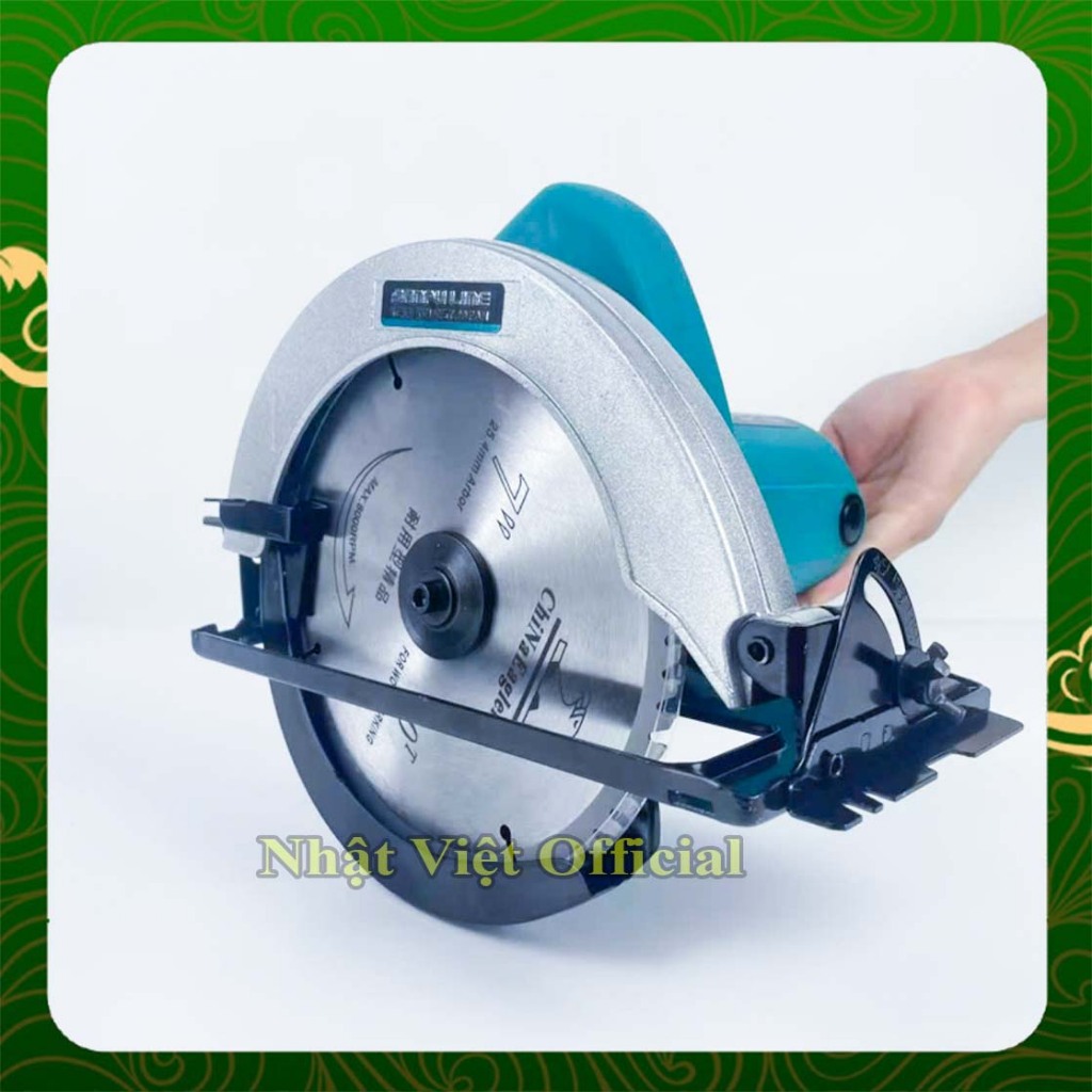 Máy cưa đĩa 185mm Sanpuline tặng kèm lưỡi gỗ 185mm bảo hành 12 tháng chính hãng