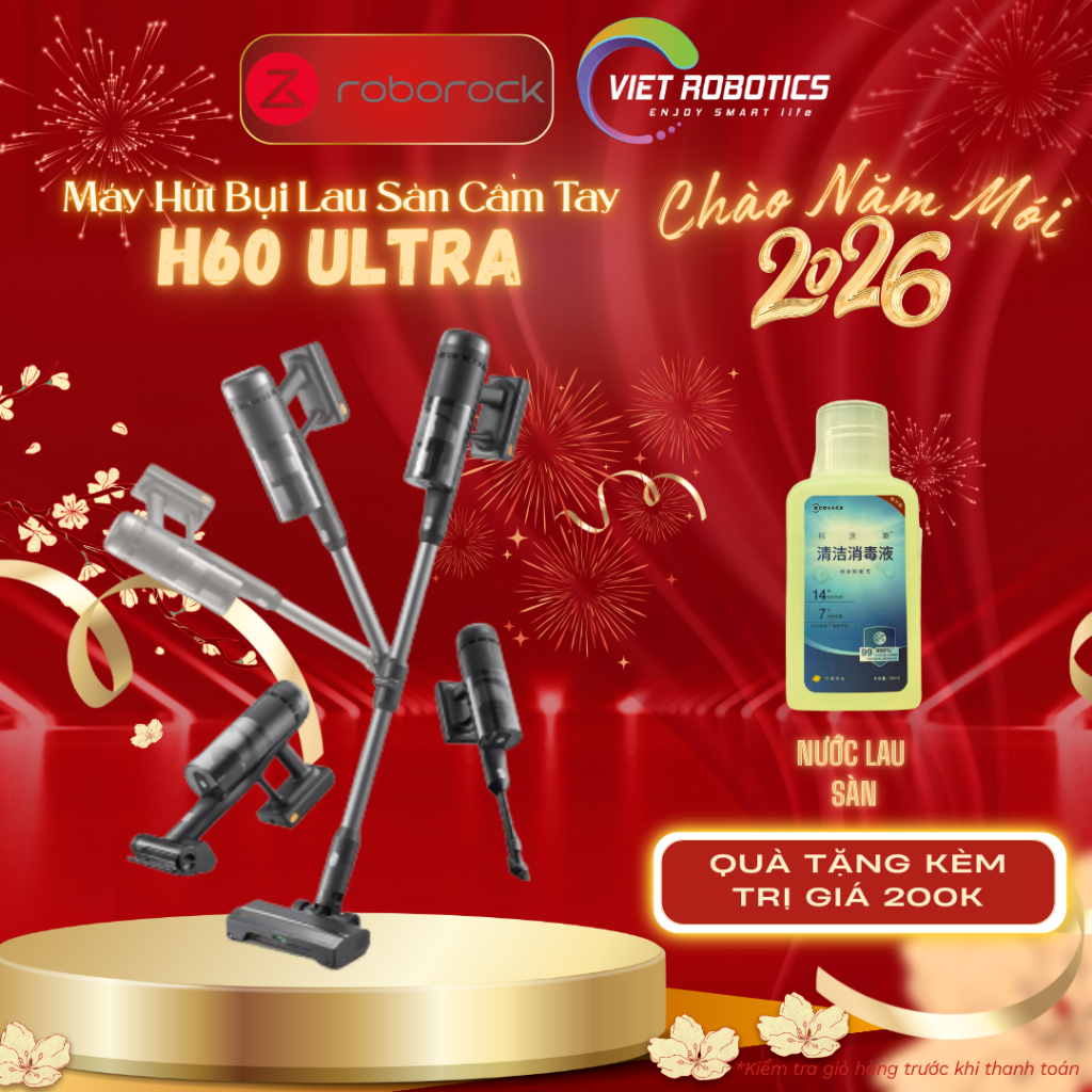 Máy Hút Bụi Cầm tay Không Dây Roborock H60 Ultra