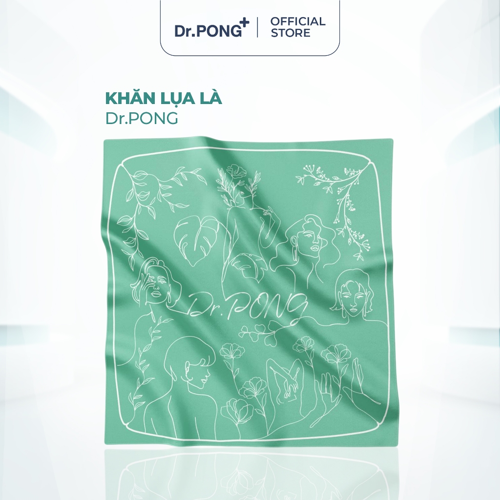 [Quà tặng không bán] Khăn Lụa Là Dr.PONG