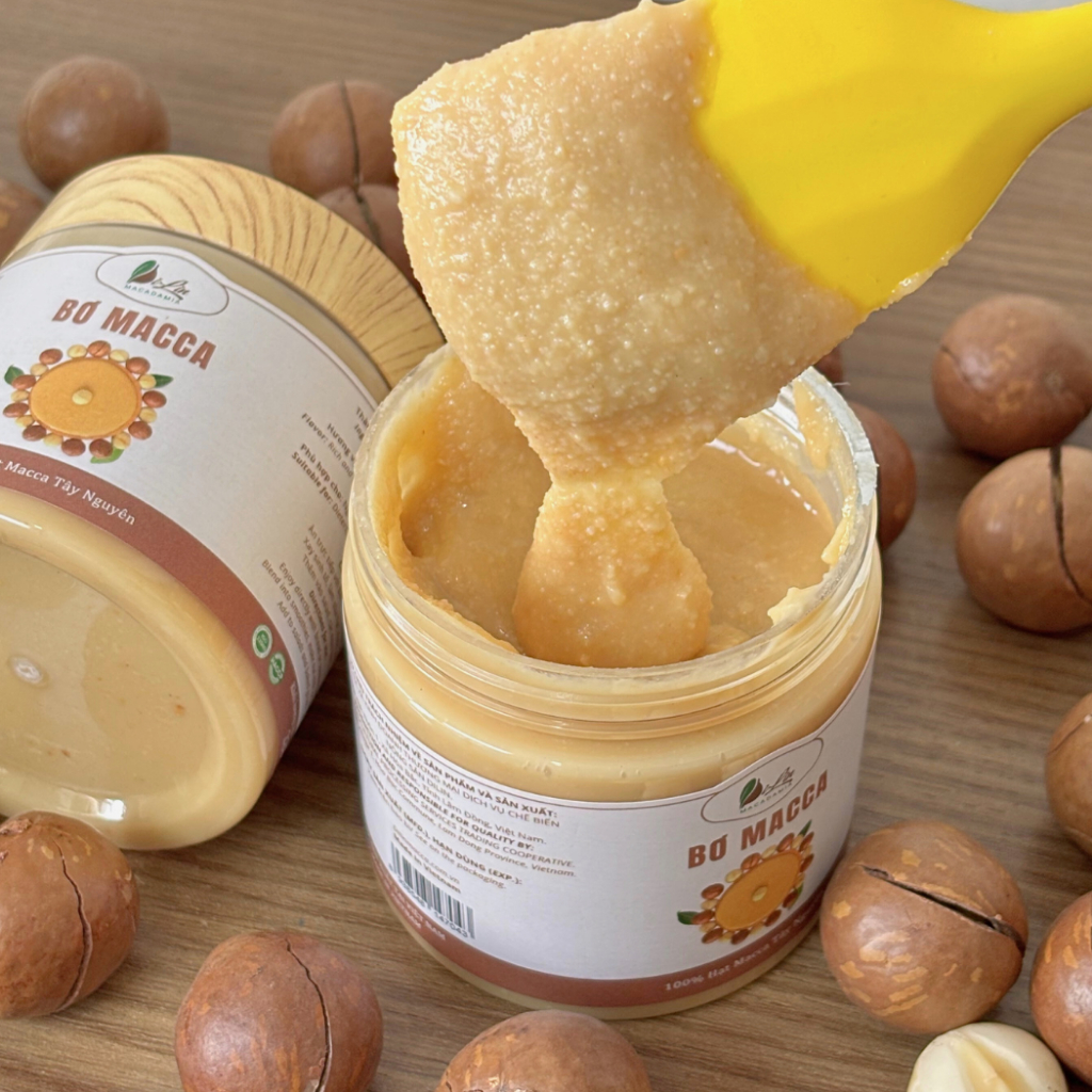 Bơ Macca - 100% Hạt Macca DiLin, Ăn Kiêng, Không Đường, Eat Clean | Nutritious Macadamia Butter | 20