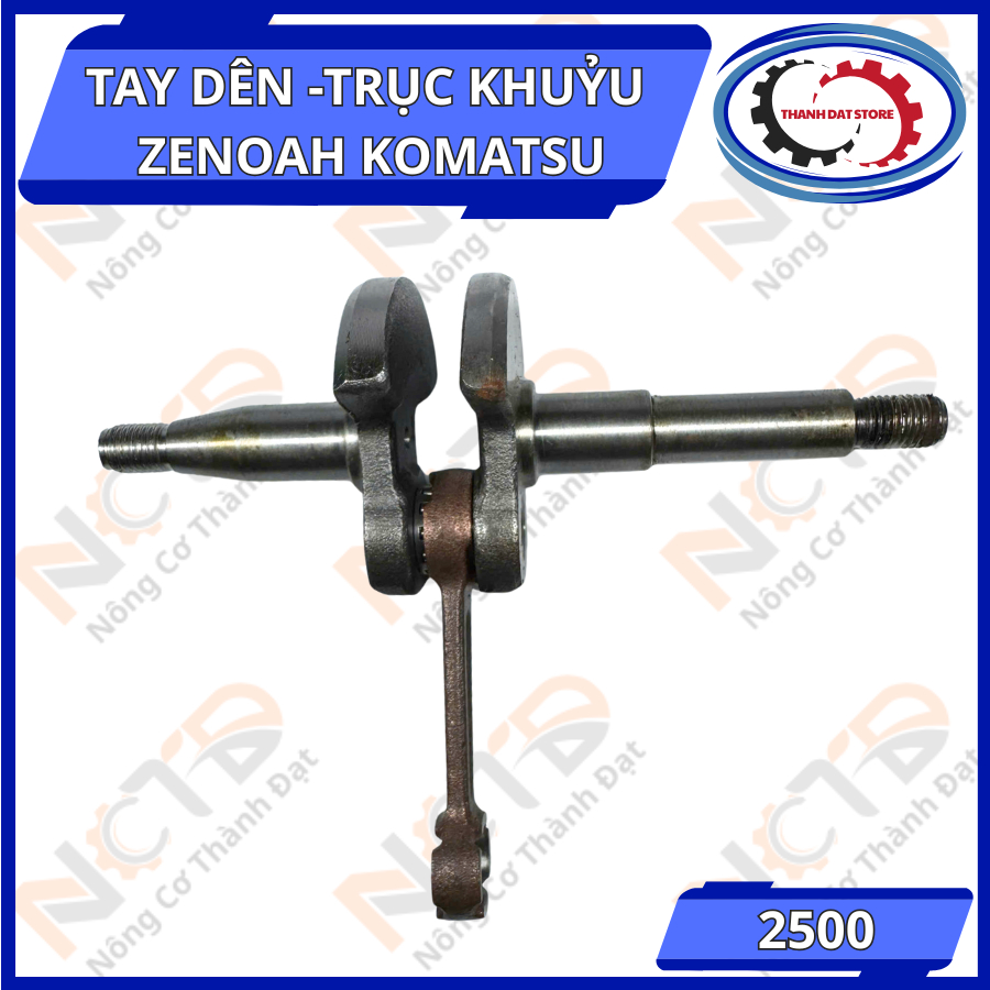 Tay Dên - Trục Khuỷu Máy Cưa Xích ZENOAH KOMATSU 2500