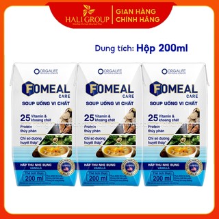 Lốc 3 Hộp Fomeal Care (200ml/Hộp)