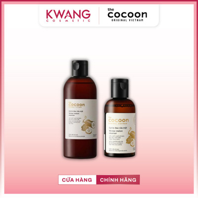 Sữa rửa mặt dịu nhẹ Gel bí đao Cocoon giúp da giảm dầu mụn Winter Melon Cleanser 140ml - 310ml