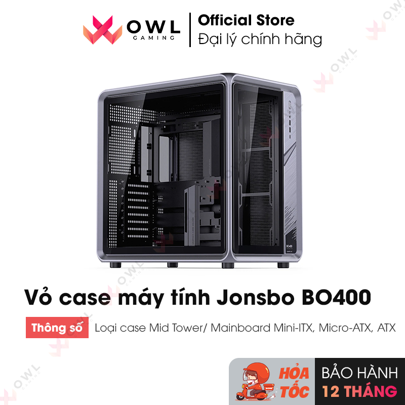 Vỏ case máy tính Jonsbo BO400 (hàng chính hãng)