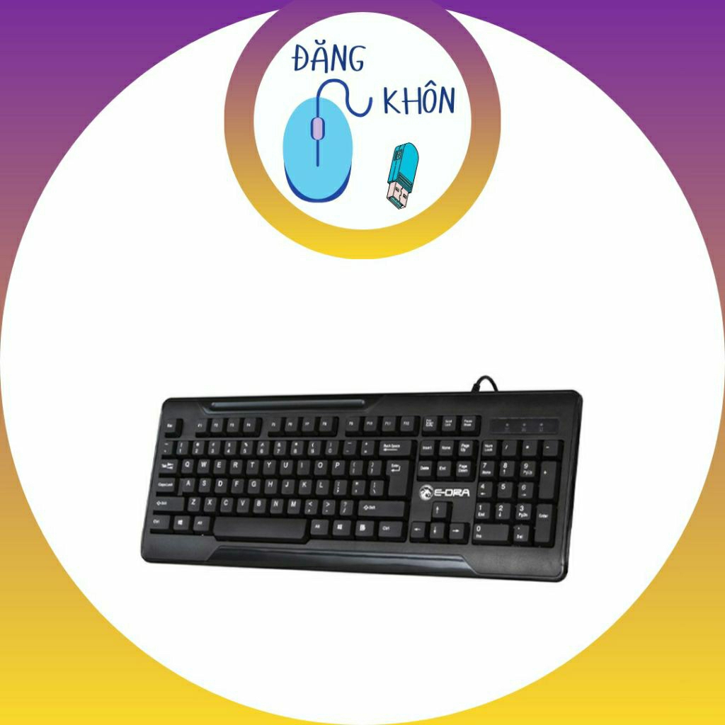 Bàn phím máy tính EK501 E-Dra - cổng USB. hàng new bảo hành 12 tháng.