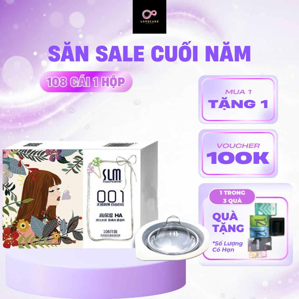 Bao cao su siêu mỏng SLM 001 nội đia Trung bcs cao cấp nhất trong các dòng bao cao su siêu mỏng hiện nay