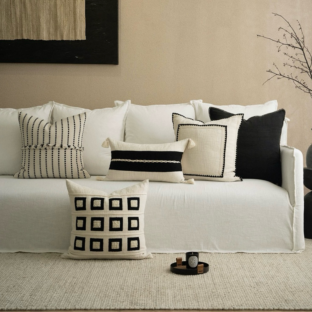 Bộ gối decor Diver Simson nhập khẩu cao cấp / Diver Simson Pillow