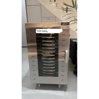Máy sấy thực phẩm Septree 16 khay xoay tự động có khay hứng dầu