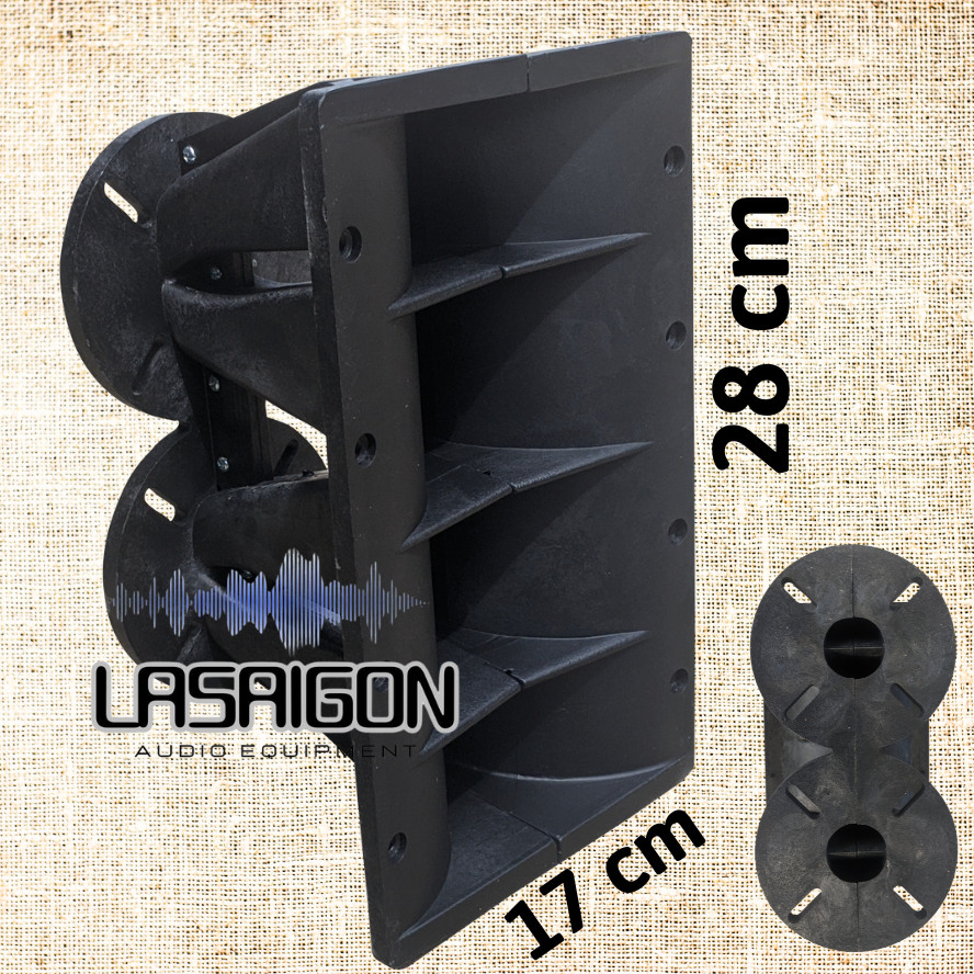 Phểu loa treble ARRAY ĐÔi 40 kích thước 17x28 dùng cho 2 loa từ Neo 450 và 750 , giá 1 cái họng kèn 