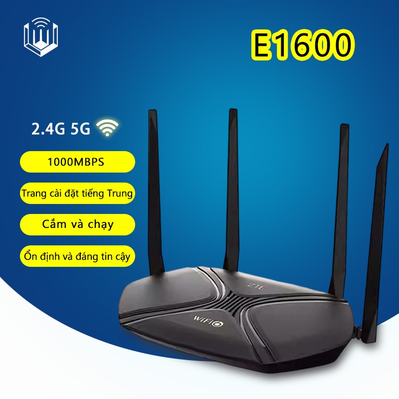 (Hàng cũ) WiFi ZTE E1600 WiFi MESH Xuyên Tường Chuẩn WiFi 6