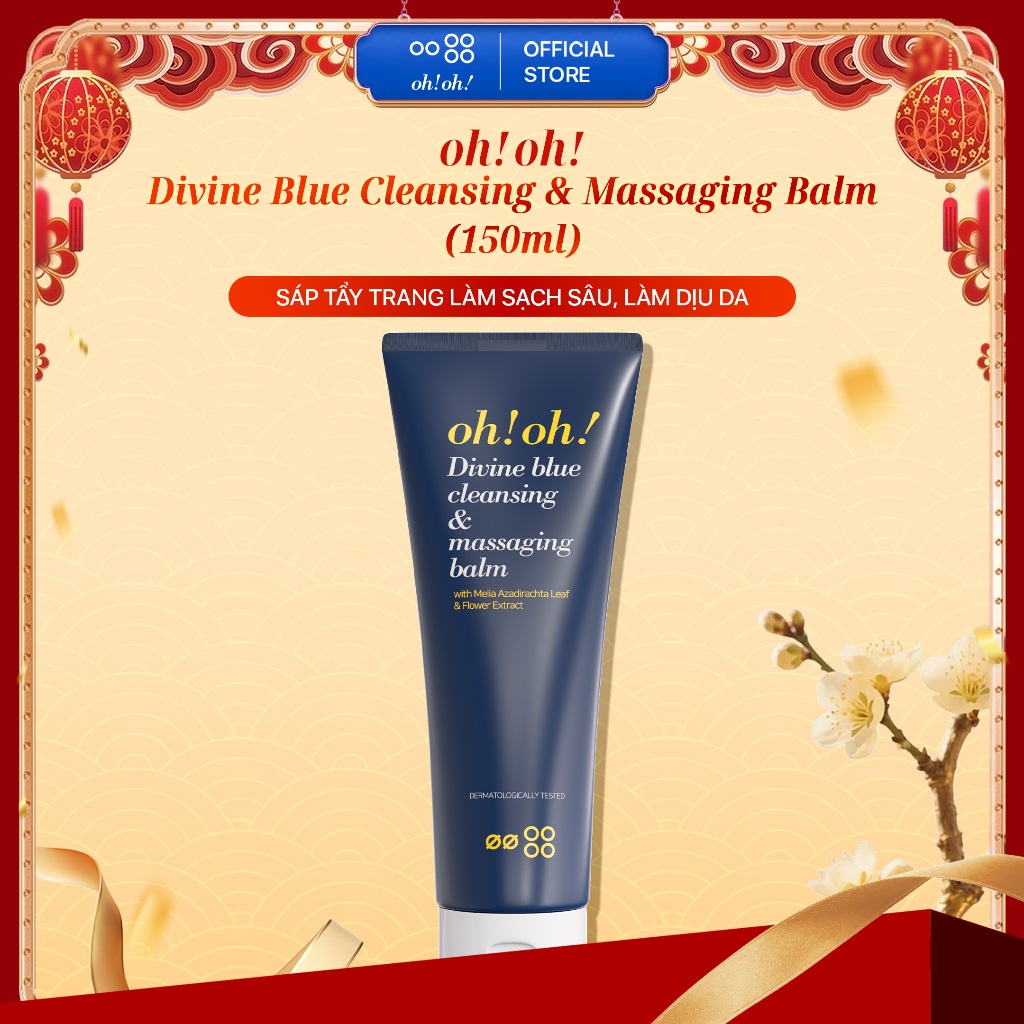 Sáp Tẩy Trang oh! oh! Divine Blue Cleansing & Massaging Balm 150ml