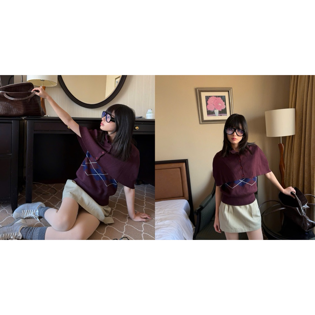 Kuchimachic - Kitten Fuzzy Set (Có bán rời) Áo gile hoặc Áo Cape KUAL251104