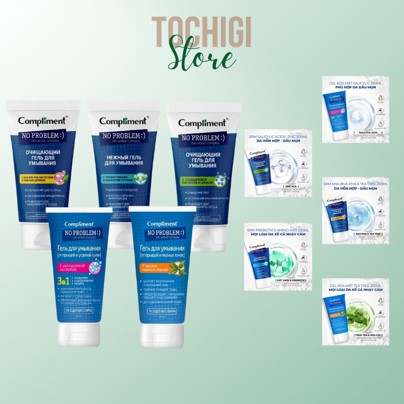Sữa rửa mặt Salicylic Acid Compliment No Problem
