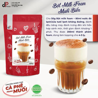 Bột Milk Foam Muối Biển DPFOOD Gói 500g