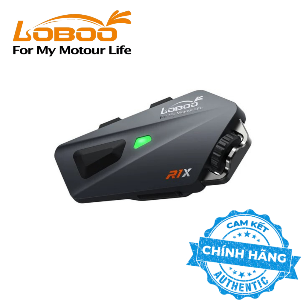 [LOBOO] Tai Nghe Loboo R1X (R1X Motorcycle Helmet Headset - 45mm Speakers & CVC Noise Cancellation)