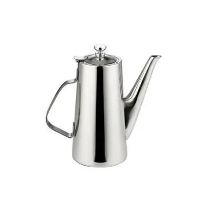 Ấm inox 2L dáng cao đựng trà, đựng cafe, nước lẩu có vòi dài