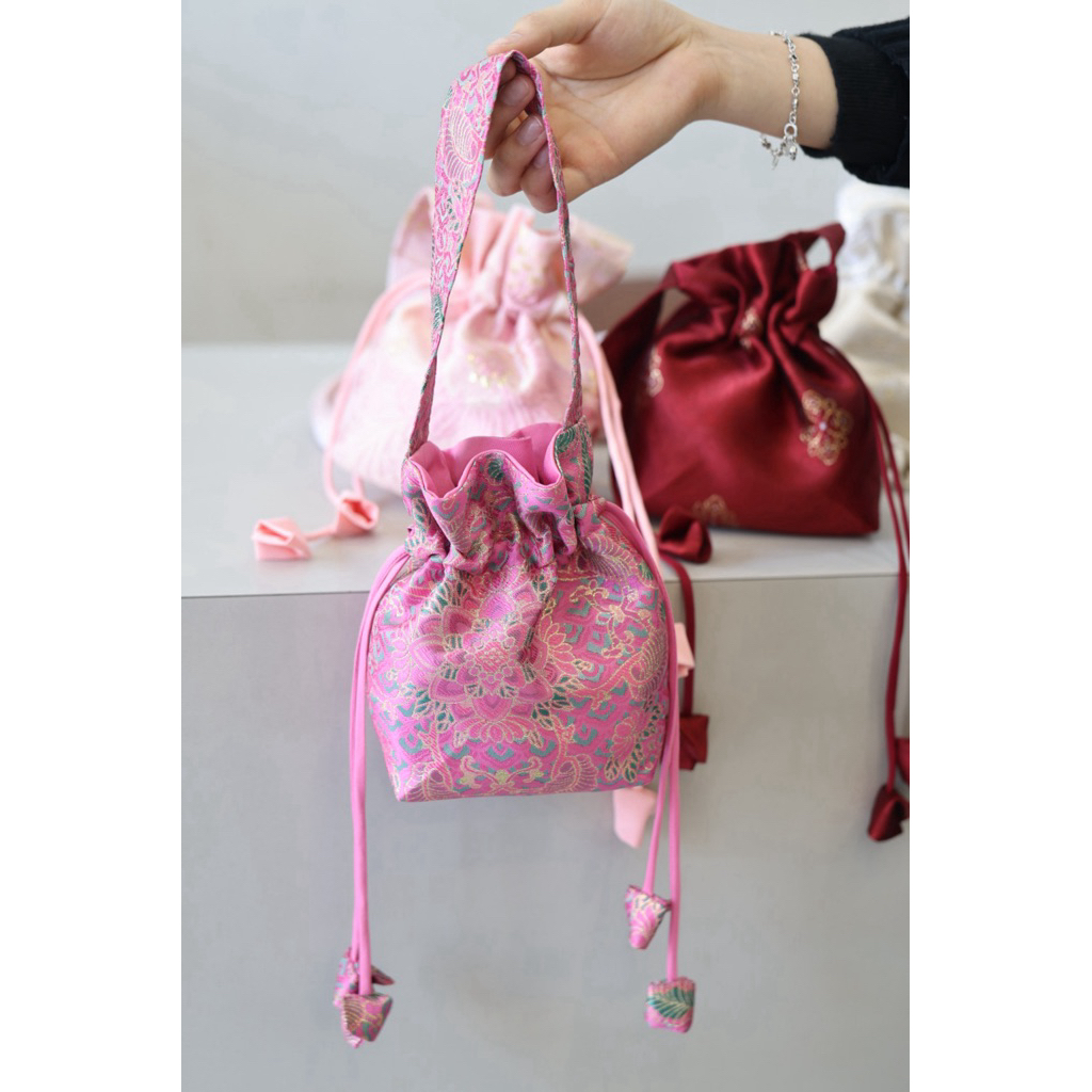 Petbychang - Túi xách cầm tay vải cao cấp size 20x16x10cm