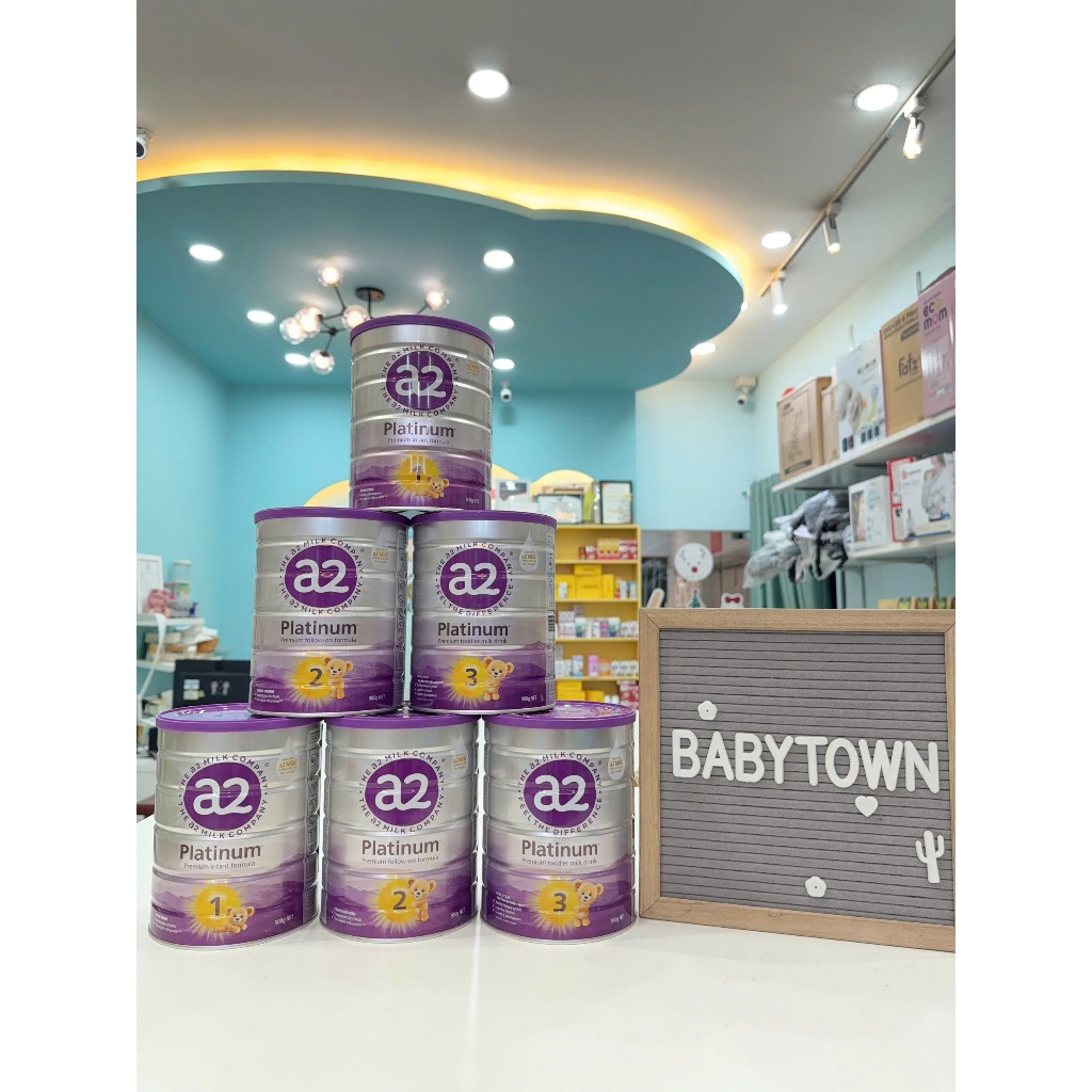 (Date 2027) Sữa Bột A2 Platinum New Zealand Số 1,2,3,4 Hộp 900g - Sữa Bột Công Thức