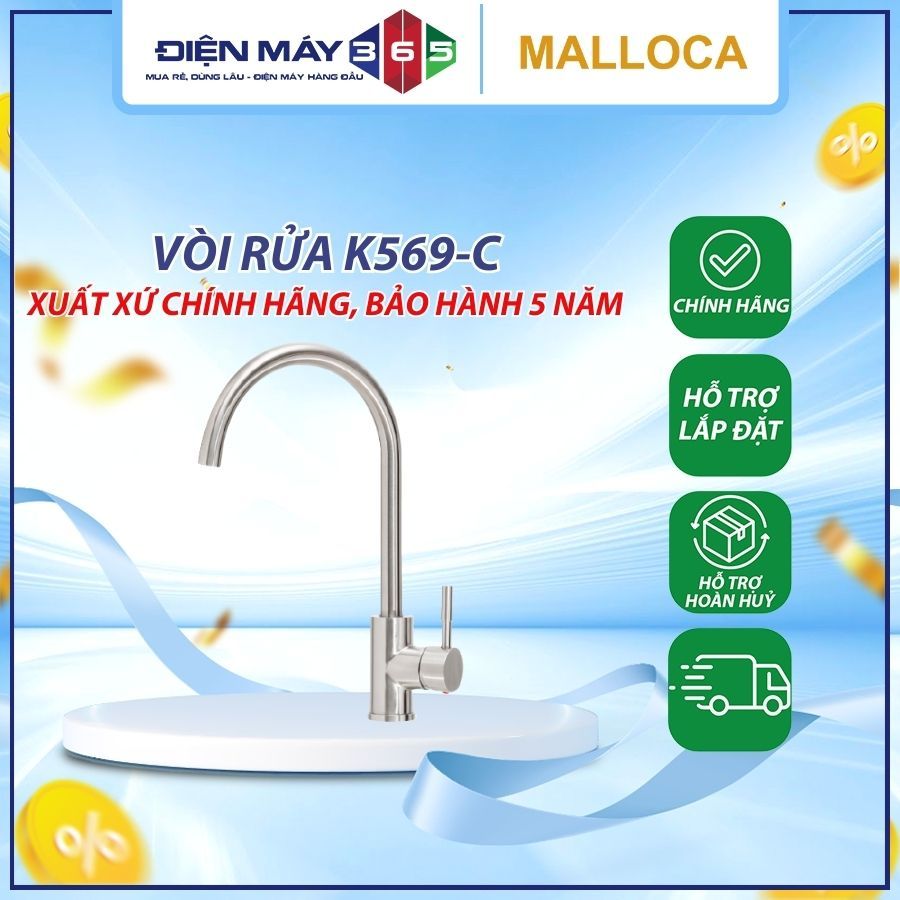 Vòi rửa chén Malloca K569-C