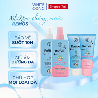Kem chống muỗi, Xịt chống muỗi Rohto Metholatum Remos White Conc (Hương Lavender, Sả Chanh, Cam, Khuynh Diệp) 70g/150ml