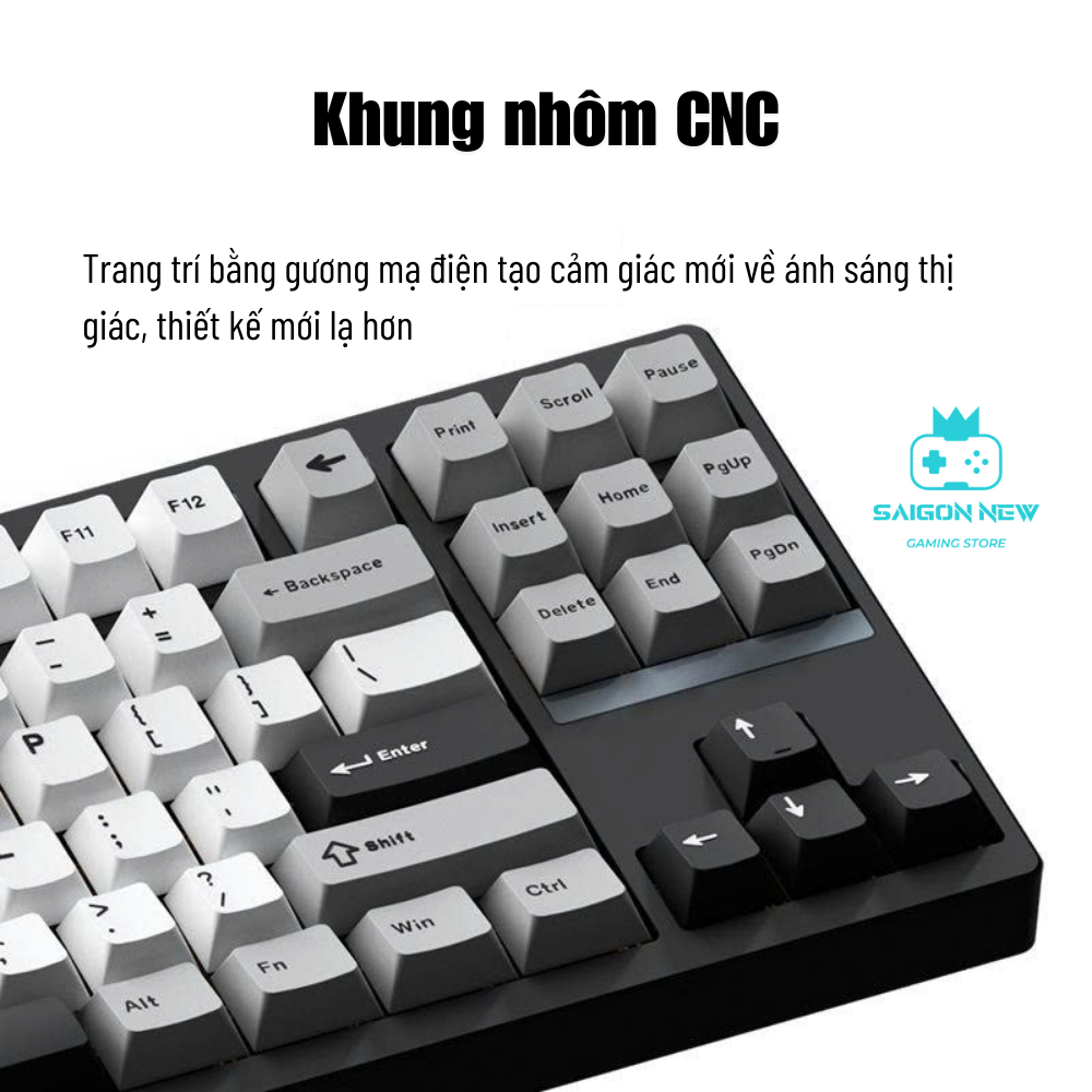 Bàn phím cơ nhôm CNC Weikav Stars80 - Hỗ trợ 3 mode kết nối - LED RGB có app tùy chỉnh - Có hotswap | BigBuy360 - bigbuy360.vn