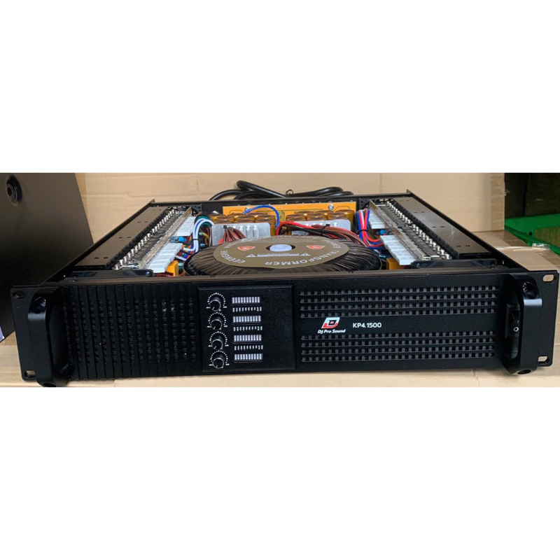Cục Đẩy 4 Kênh KP4.1500 DJ Pro Sound. 80 Sò. 24 Tụ. 5600W