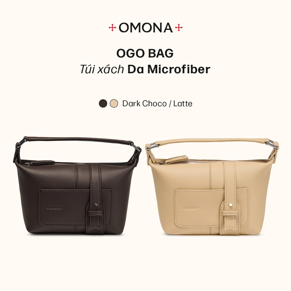 OMONA OGO Bag – Túi đeo chéo unisex da Microfiber