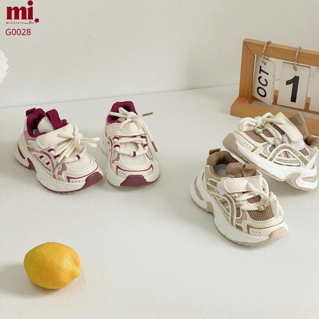 Giày cho bé - Giày thể thao phối lưới đế mềm  mã G0028