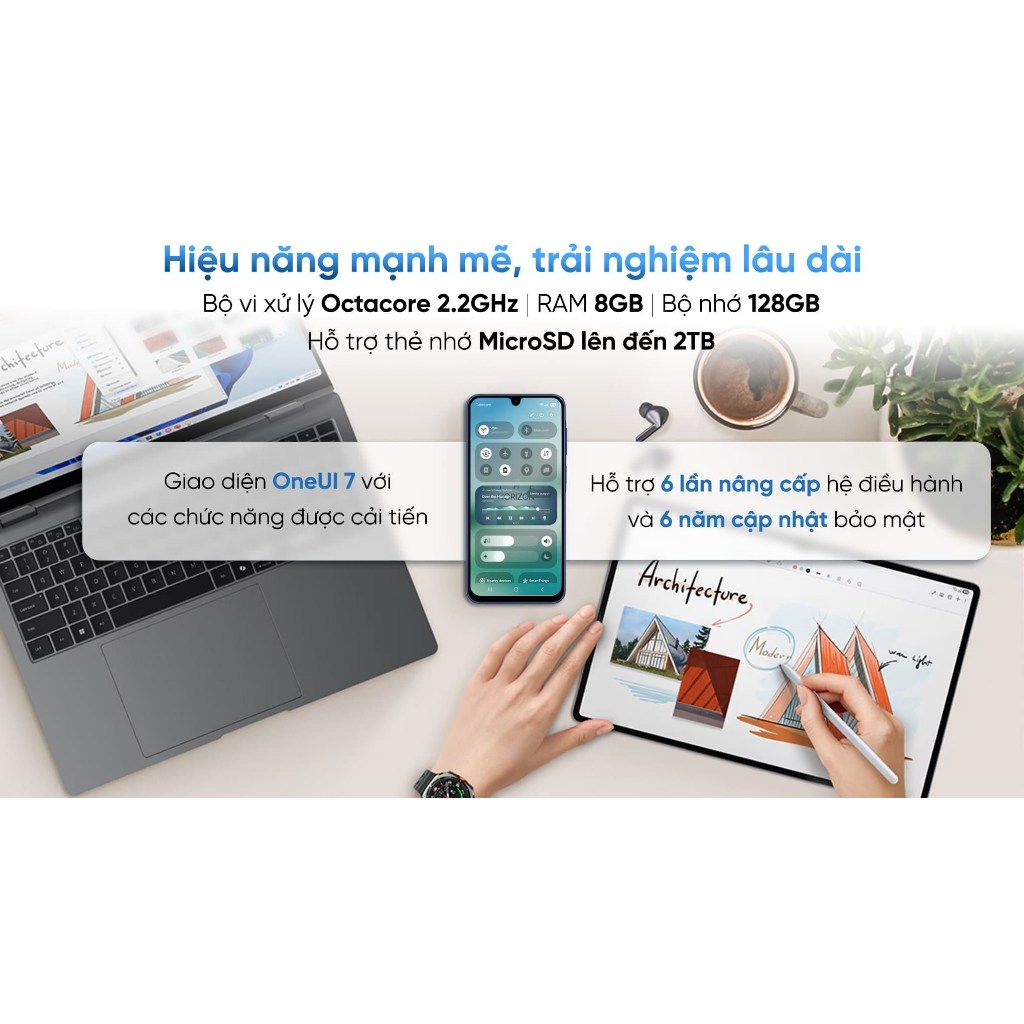 Điện thoại Samsung Galaxy A17 LTE 8GB | 128GB - Màn hình 6,7" 90Hz, 5000mAh - Hàng Chính Hãng | BigBuy360 - bigbuy360.vn
