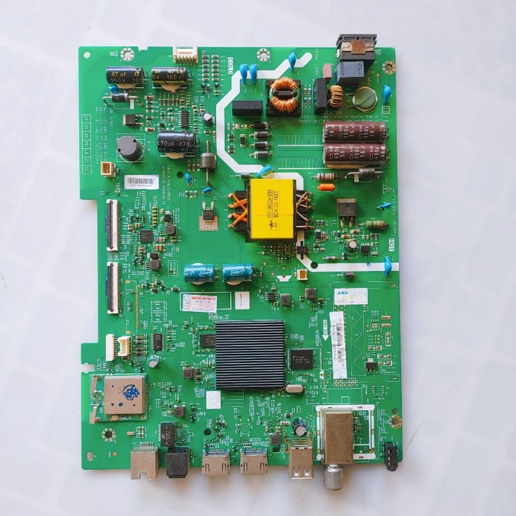 Bo khiển liền nguồn tivi ASANZO 43S51 màn LG