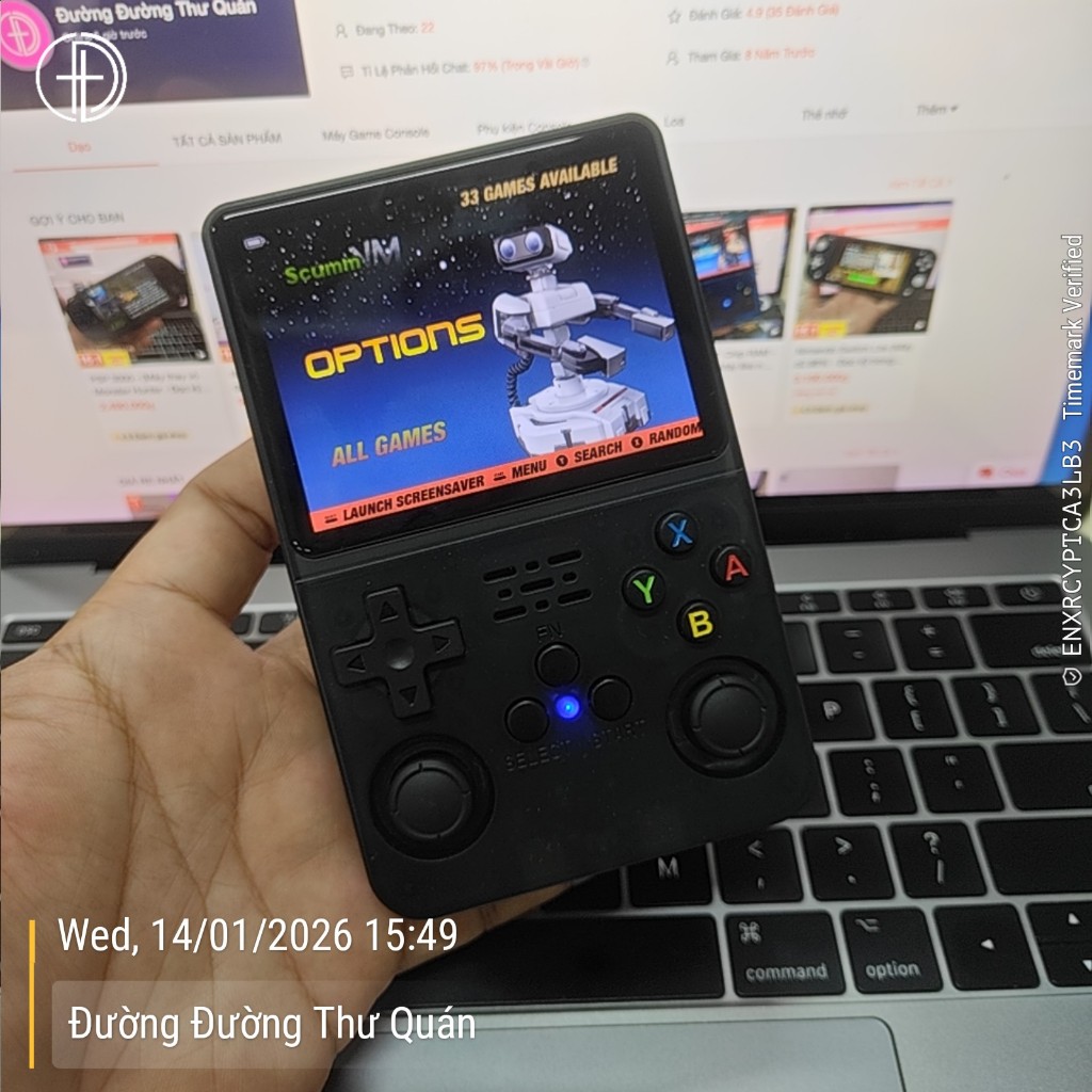 R36S (Real - 2 Chip RAM - Arkos) - [Máy like new - Đọc kỹ trong phần mô tả] - 64G