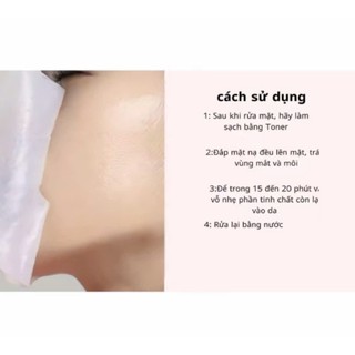 Nạ miếng b5 Kr.lab gói 10 miếng tiện dụng spa cá nhân thẫm mỹ viện