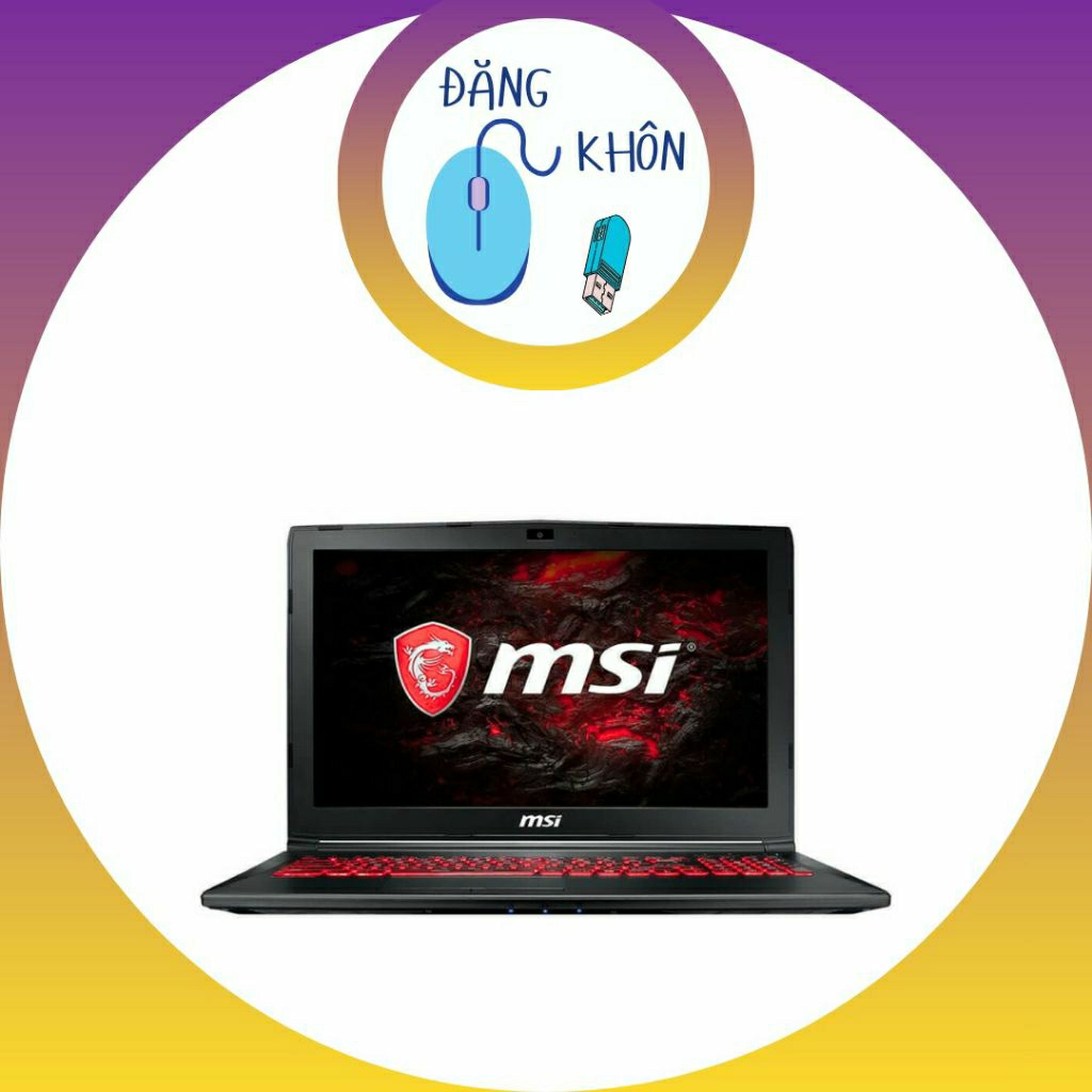 Laptop cũ Msi I7-7700HQ / Ram 8GB / SSD 128GB / Màn 15.6 FHD 60HZ. bảo hành 3 tháng.