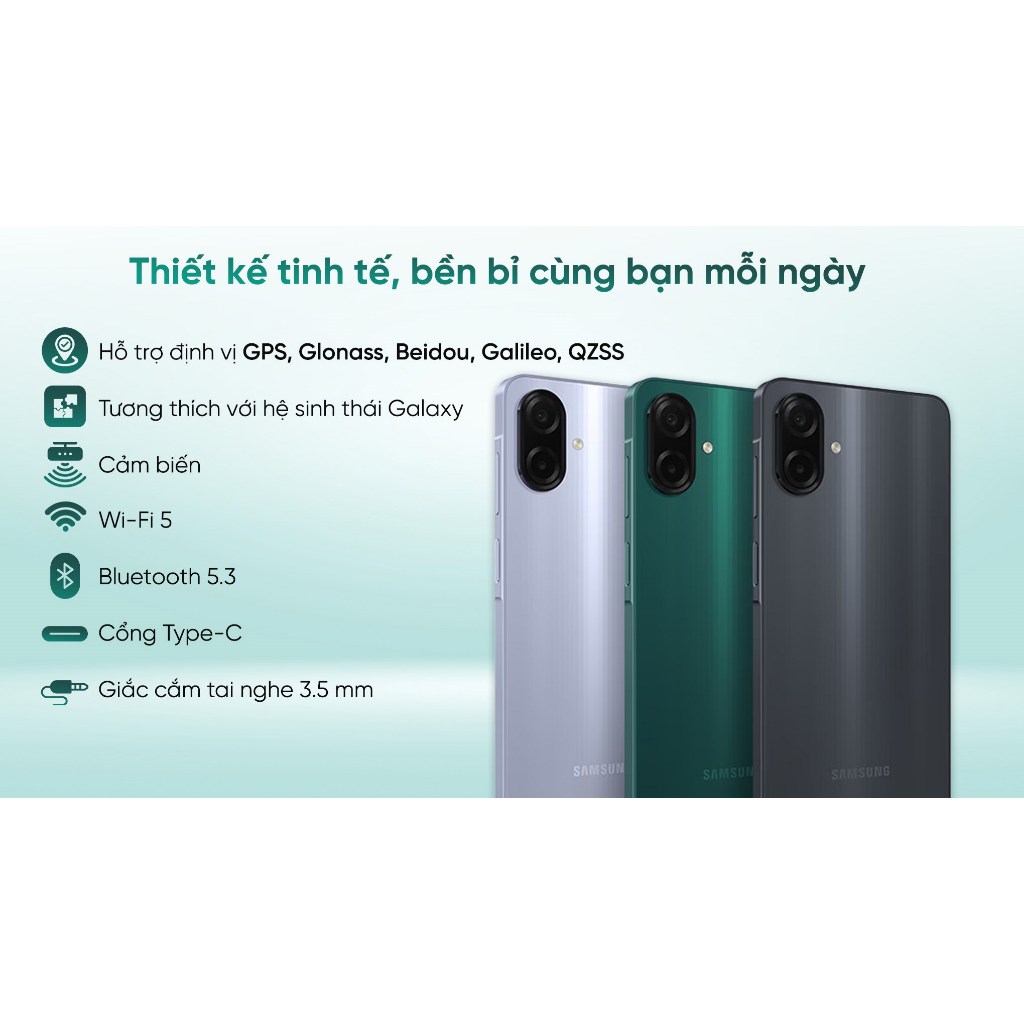 Điện thoại Samsung Galaxy A07 4GB | 128GB - Màn hình 6,7", 5000mAh - Hàng Chính Hãng | BigBuy360 - bigbuy360.vn