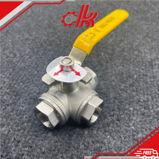 Van bi 3 ngã inox 304 DN15-DN25