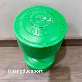 Tạ tay nhựa 6kg đã nhồi hoàn chỉnh -1c