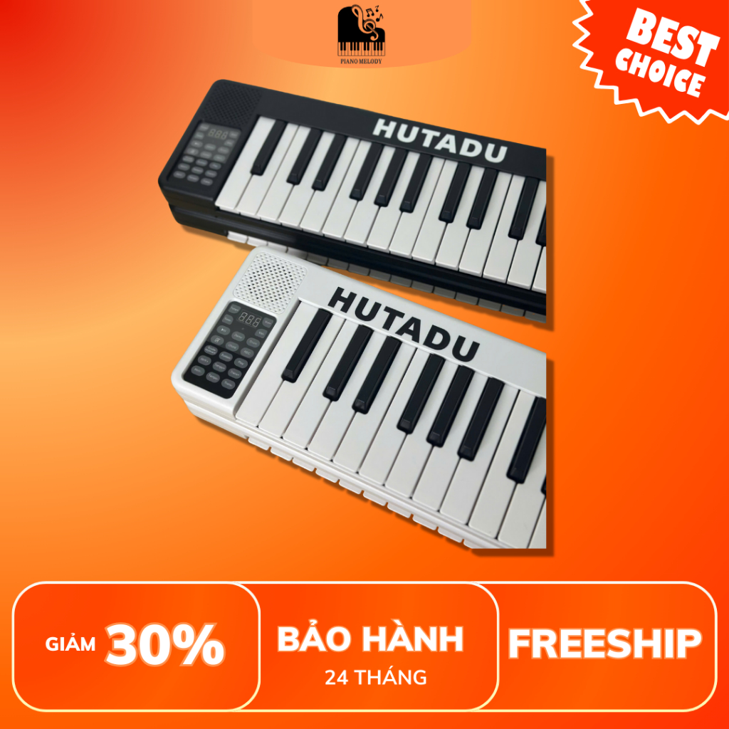 [ PIANO ] ĐÀN PIANO GẤP GỌN HUTADU HD-01 88 Phím Cảm Ứng Lực, Mỏng Nhẹ Gấp Gọn Tiện Lợi - Melody