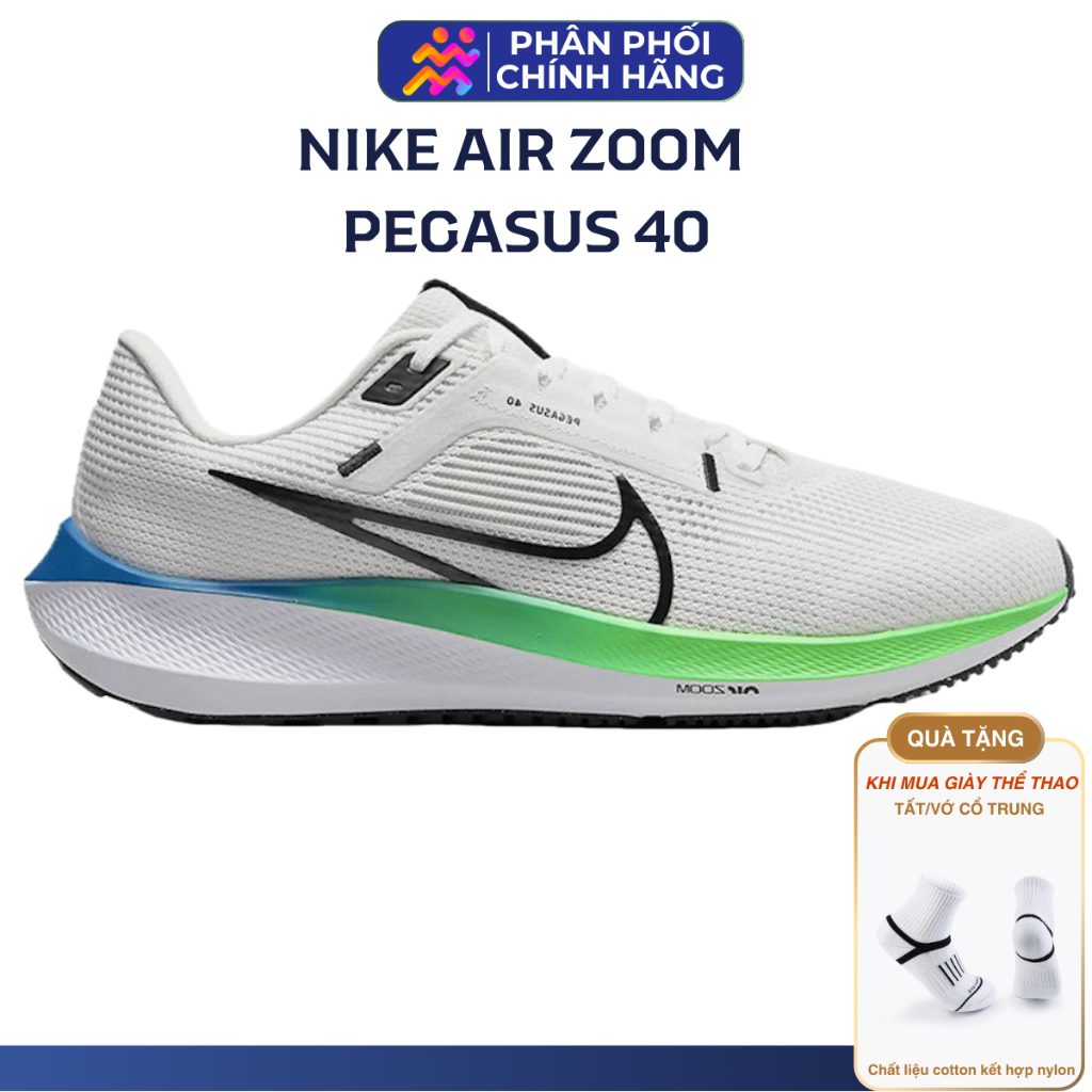 [Voucher 40%] Nike Pegasus 40 - Giày Chạy Bộ Nike Nam Nữ Chính Hãng