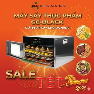 Máy Sấy Thực Phẩm SGE GEB 6 Khay Công Suất Cao, Sấy Mọi Thực Phẩm, Tiết Kiệm Điện Vỏ Máy Inox, Giá Xưởng