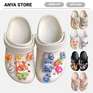 ( KHÔNG CHỮ ) Dép Sục Cáo Thỏ Quai Hậu Thời Trang Êm Chân Không Thấm Nước - QH3 ANYA STORE