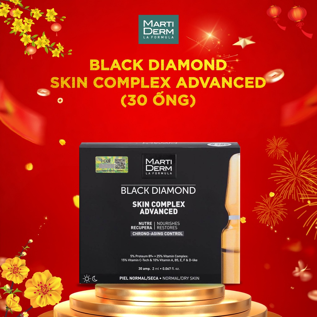 Ampoule MartiDerm Black Diamond Skin Complex Advanced