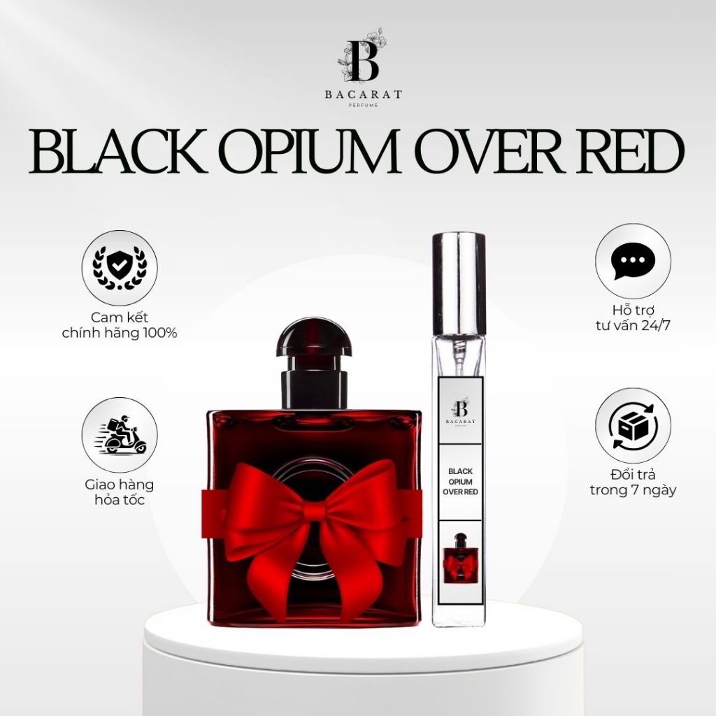 Nước Hoa Nữ Opium Over Red | Opium EDP| BO Extreme Chiết 10ml - Mùi Hương Năng động, Thu hút- BACARA