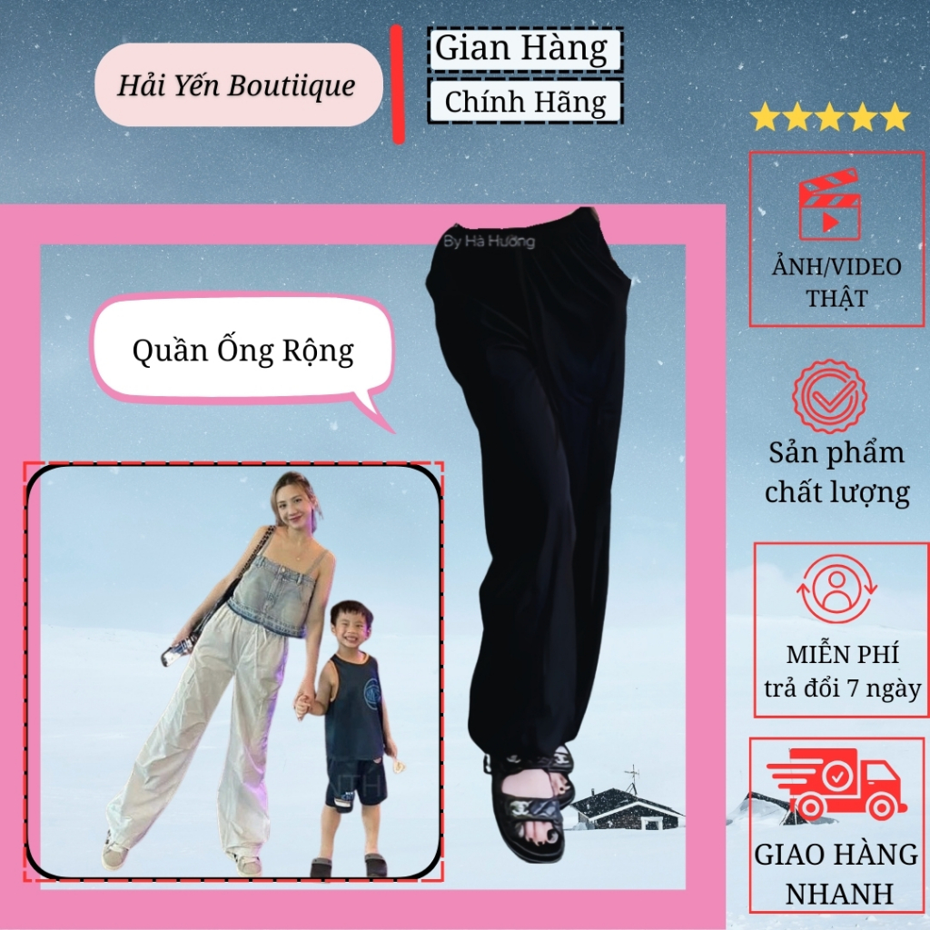 Quần Ống Rộng, Quần suông chất Gió Nhăn Dáng Thụng dây rút màu trắng Hàn Quốc Quần jogger nữ gió tập